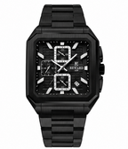 2026 New Quartz Watches Square Men's Watches Chronograph Display Wristwatches Casual Clock Male