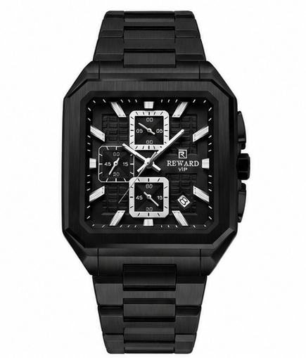 2026 New Quartz Watches Square Men's Watches Chronograph Display Wristwatches Casual Clock Male