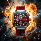 REWARD Casual Sport Quartz Man Watch Top Brand Luxury Red Watches Fashion Clock Man Silicone Strap