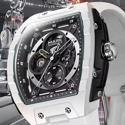 Mark Fairwhale 6003 New Retro Mechanical Men's Watch Creative Dial Waterproof Night Light Men's Automatic Watch reloj hombre