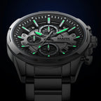 Mark Fairwhale Multifunctional Men Watch Stainless Steel Strap.