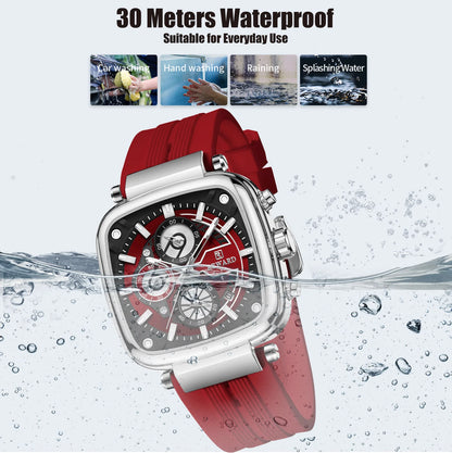 REWARD Man Watch Top Brand Luxury Watches Fashion Clock Man Silicone Strap