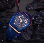 CURREN 8442Top Brand Men's Watches Luxury Square Quartz Wristwatch  Waterproof Luminous Chronograph Watch for Men Date Clock