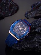 CURREN 8442Top Brand Men's Watches Luxury Square Quartz Wristwatch  Waterproof Luminous Chronograph Watch for Men Date Clock